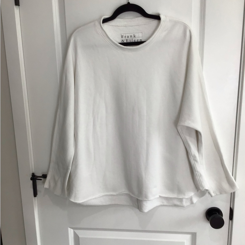 Frank & Eileen White Crewneck Sweatshirt